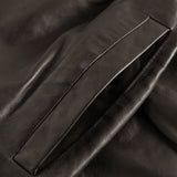 Depeche leather wear A-shape Doria skirt in soft leather quality Skirts 008 Chocolate