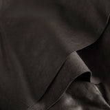 Depeche leather wear A-shape Doria skirt in soft leather quality Skirts 008 Chocolate