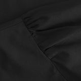 Depeche Clothing Abi ¾ blouse with puff shoulder Blouse 099 Black (Nero)