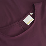 Depeche Clothing Abi ¾ blouse with puff shoulder Blouse 279 Burgundy