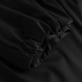 Depeche Clothing Abi blouse with puff at shoulder Tops 099 Black (Nero)