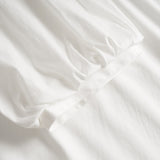 Depeche Clothing Abi blouse with puff at shoulder Tops 230 Off White