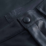 Depeche leather wear Amelia RW stretch chino leather pant 7/8 length Pants 178 Navy