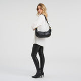 DEPECHE Athens soft sheep leather crossover Cross over 099 Black