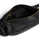 DEPECHE Athens soft sheep leather crossover Cross over 099 Black