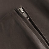 Depeche leather wear Ava RW flare 7/8 length pants with stretch in soft leather quality Pants 008 Chocolate