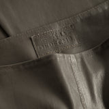 Depeche leather wear Ava RW flare 7/8 length pants with stretch in soft leather quality Pants 222 Smoke