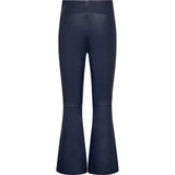 Depeche leather wear Ava RW flare 7/8 length pants with stretch in soft leather quality Pants 285 Midnight Blue