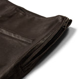 Depeche leather wear Ava leather pants - full length (RW) Pants 008 Chocolate