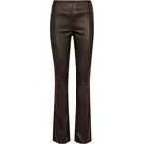 Depeche leather wear Ava leather pants - full length (RW) Pants 008 Chocolate