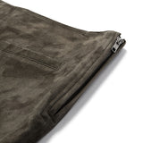 Depeche leather wear Ava suede 7/8 pants Pants 054 Khaki