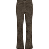 Depeche leather wear Ava suede 7/8 pants Pants 054 Khaki