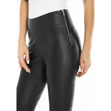 Depeche leather wear Aya HW stretch leather leggings Pants 099 Black (Nero)