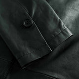 Depeche leather wear Beautiful Maya blazer in soft leather quality Blazer 102 Bottle Green