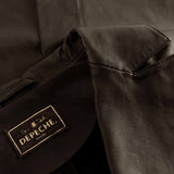 Depeche leather wear Beautiful Maya blazer in soft leather quality Blazer 214 Dark Chocolate