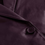 Depeche leather wear Beautiful Maya blazer in soft leather quality Blazer 198 Dark Blossom