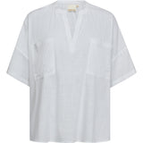 Depeche Clothing Tara linen blouse Blouse 001 White