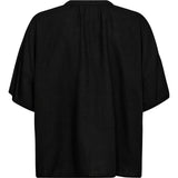 Depeche Clothing Tara linen blouse Blouse 099 Black (Nero)