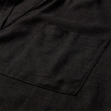Depeche Clothing Tara linen blouse Blouse 099 Black (Nero)