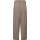 Depeche Clothing Tara linen pants (RW) Pants 020 Taupe (visione)
