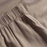Depeche Clothing Tara linen pants (RW) Pants 020 Taupe (visione)