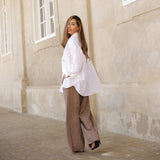 Depeche Clothing Tara linen pants (RW) Pants 020 Taupe (visione)