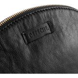 DEPECHE Beautiful cosmetic bag in soft leather quality Accessories 099 Black (Nero)