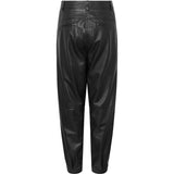 Depeche leather wear Becca HW Leather pants in ankel length Pants 099 Black (Nero)