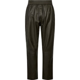 Depeche leather wear Belle MW Leather Pants Pants 335 Dark Khaki