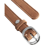 DEPECHE Leather belt Belts 014 Cognac