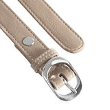 DEPECHE Leather belt Belts 038 Dusty taupe