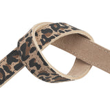 DEPECHE Leather belt Belts 082 Leopard