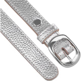 DEPECHE Leather belt Belts 098 Silver
