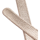 DEPECHE Leather belt Belts 108 Champagne