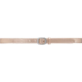 DEPECHE Leather belt Belts 108 Champagne