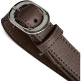 DEPECHE Leather belt Belts 250 Dark Taupe