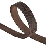 DEPECHE Leather belt Belts 265 Brown Croco