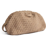 DEPECHE Berlin braided clutch Clutch 011 Sand