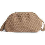 DEPECHE Berlin braided clutch Clutch 011 Sand