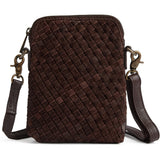 DEPECHE Berlin braided mobilebag Mobilebag 008 Chocolate