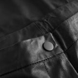 Depeche leather wear Betzy fold-up leather trousers Pants 099 Black (Nero)