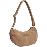 DEPECHE Bilbao leather & suede shoulder bag Shoulderbag / Handbag 011 Sand