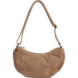 DEPECHE Bilbao leather & suede shoulder bag Shoulderbag / Handbag 011 Sand