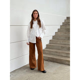 Depeche leather wear Boa ruskindsbukser Pants 014 Cognac