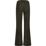 Depeche leather wear Boa HW Boot Cut Suede Pants Pants 335 Dark Khaki