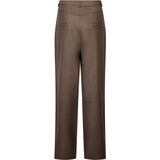 Depeche leather wear Boa HW Straight Leather Pants Pants 020 Taupe