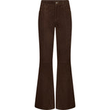 Depeche leather wear Boa HW suede boot cut pants Pants 067 Dusty brown