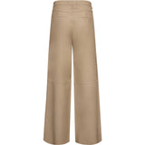 Depeche leather wear Boa leather pants - Wide leg (HW) Pants 177 Cream