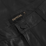 Depeche leather wear Boa leather pants - full length (HW) Pants 099 Black (Nero)