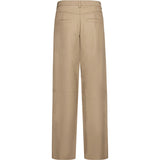 Depeche leather wear Boa leather pants - full length (HW) Pants 177 Cream